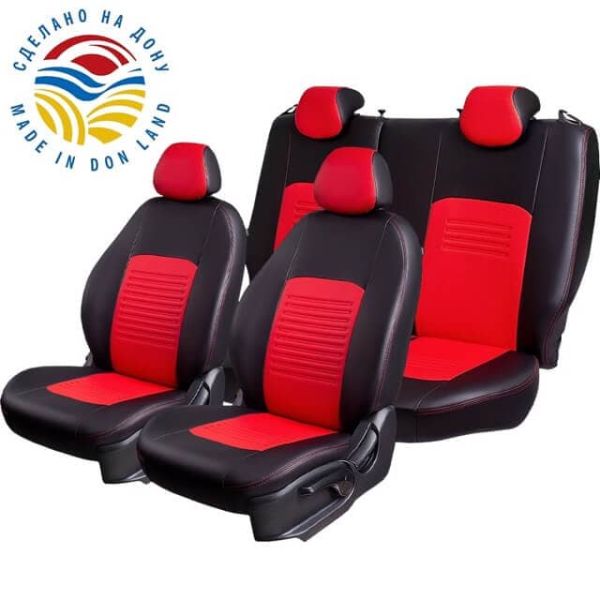 Чехлы Экокожа Турин Классик на Kia Venga -1, 02.2010-05.2015, YN, РЗС60/40, 3Г